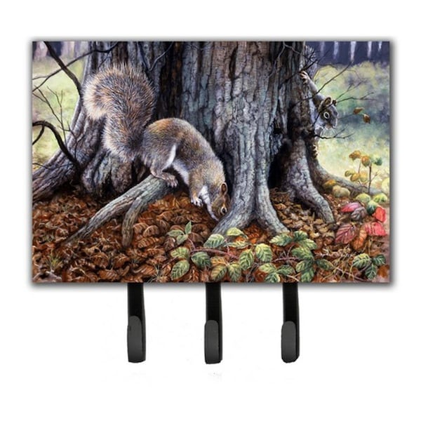Micasa Grey Squirrels Around the Tree Leash or Key Holder MI889350 - main